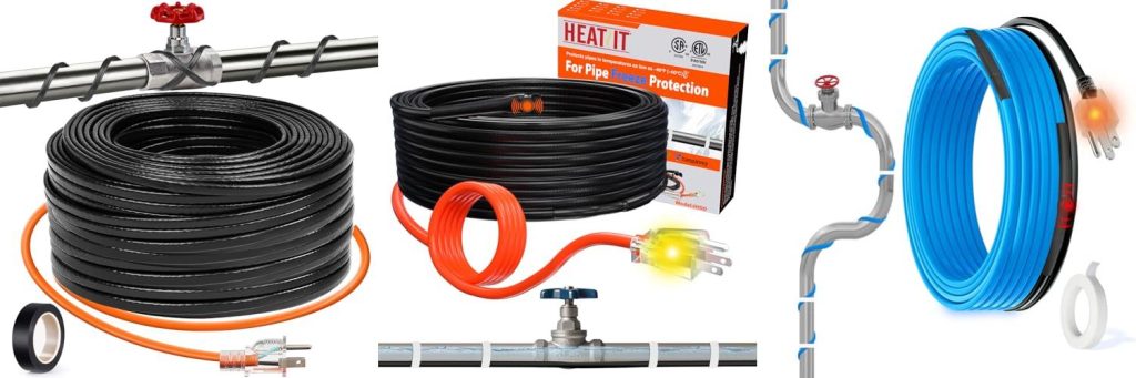Heat Tape For Plastic Water Pipes combined image