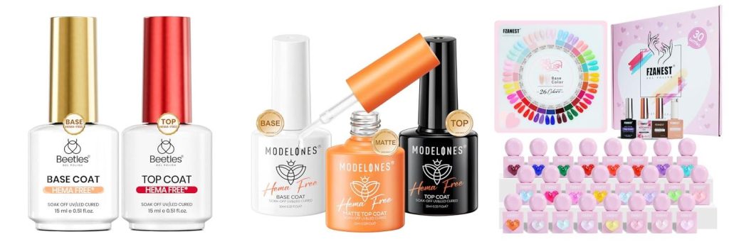 Hypoallergenic Gel Nail Polish combined image
