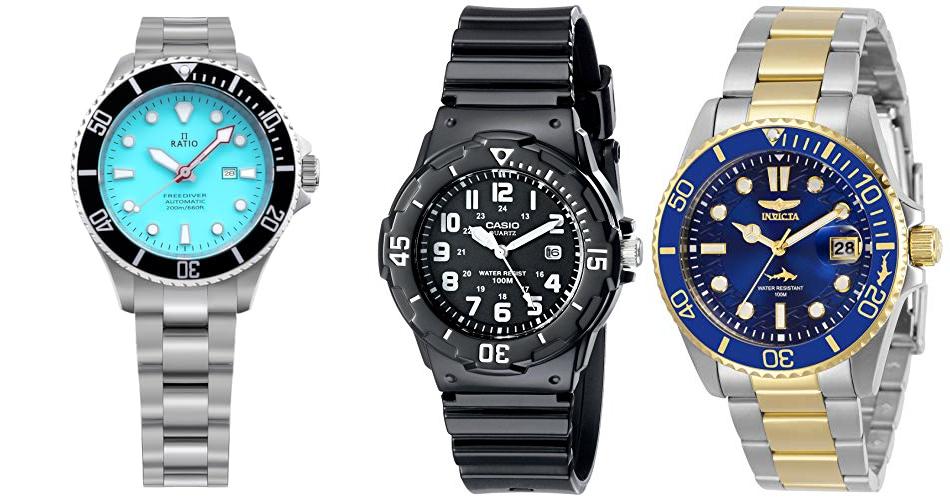 Ladies Dive Watch combined image
