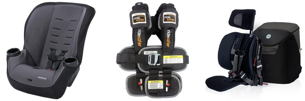 Lightweight Travel Car Seat combined image