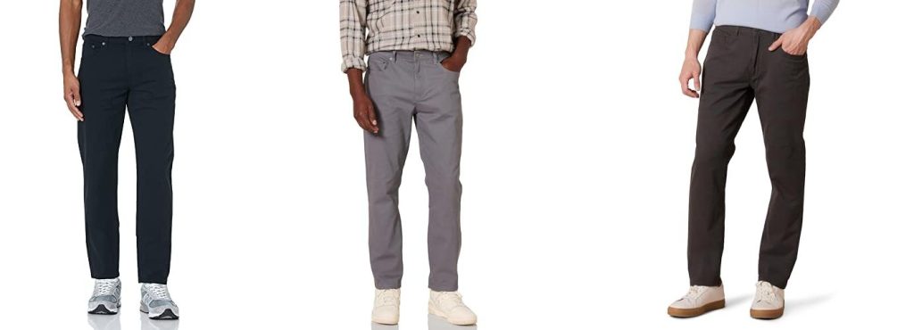 MenS 5 Pocket Pants combined image