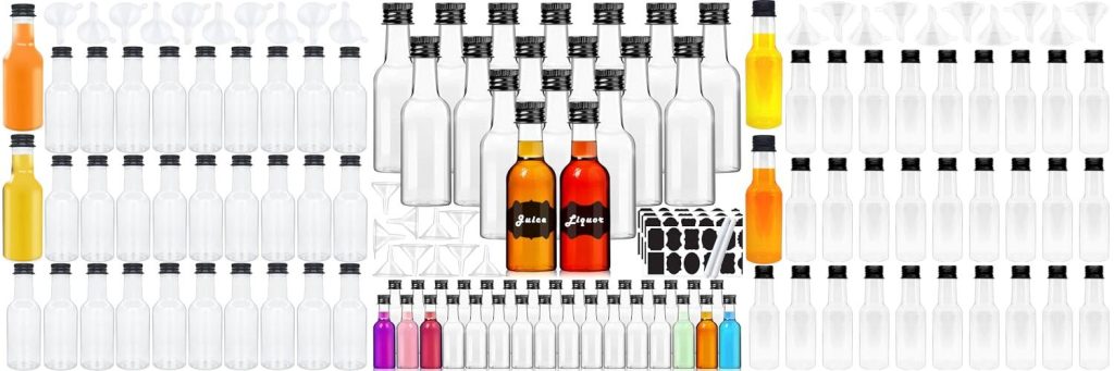 Mini Bottles Of Liquor combined image