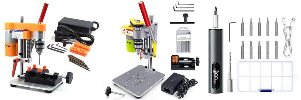 Mini Drill Press combined image