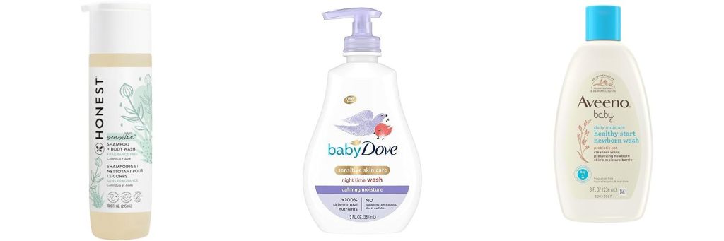 Newborn Bath Soap combined image