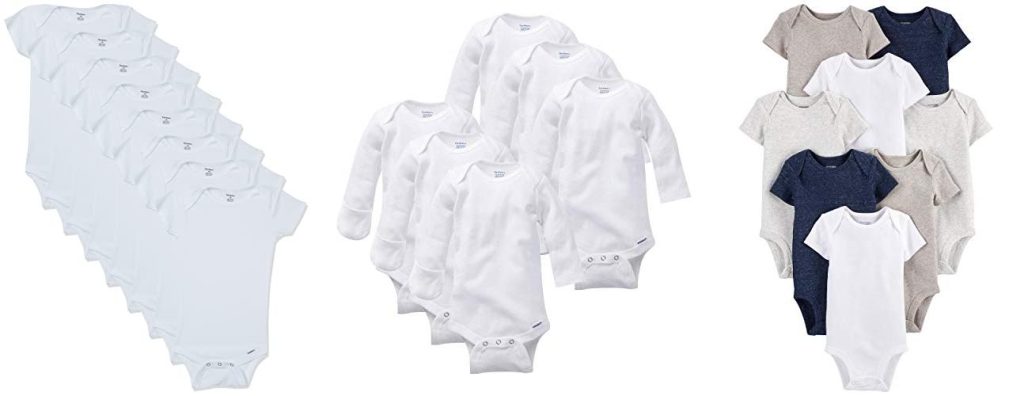 Newborn Bodysuits combined image