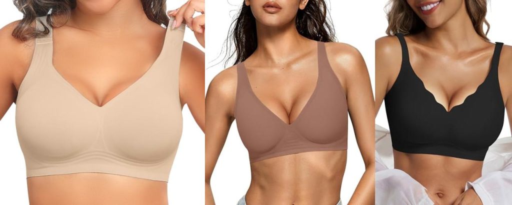 No Back Fat Bra combined image