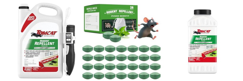 Outdoor Mouse Repellent combined image