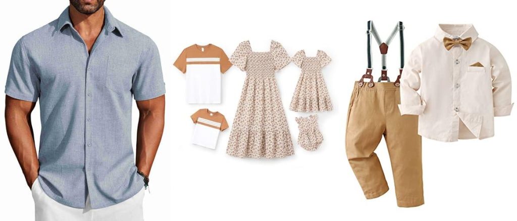 Outfit For Family Photoshoot combined image