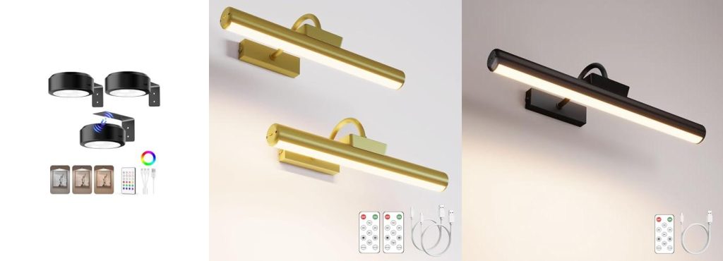 Picture Lights combined image