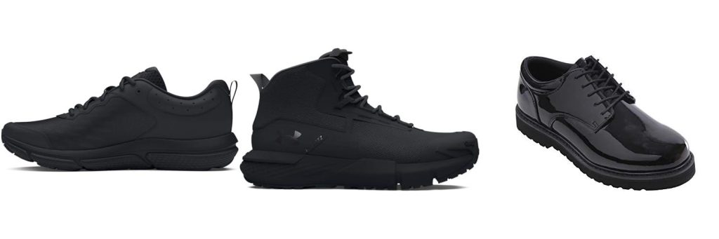 Police Shoes combined image