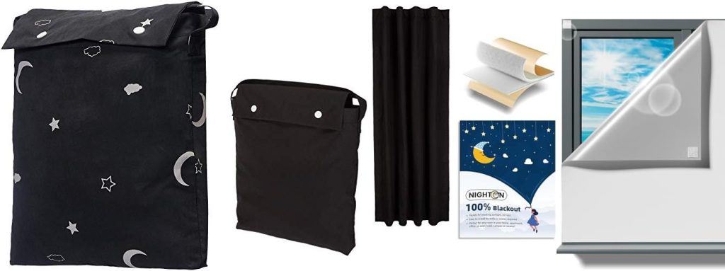 Portable Blackout Curtains combined image