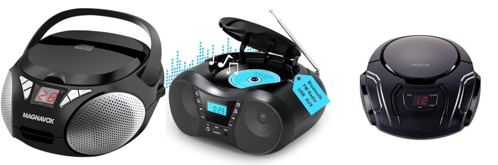 Portable Cd Boombox combined image