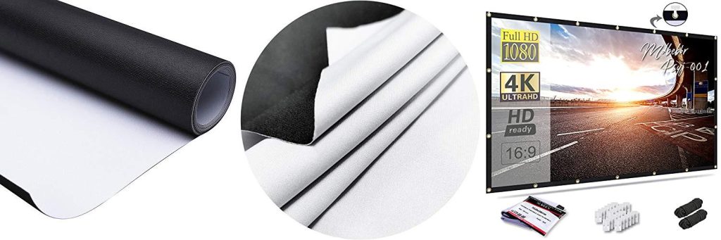 Projector Screen Material combined image