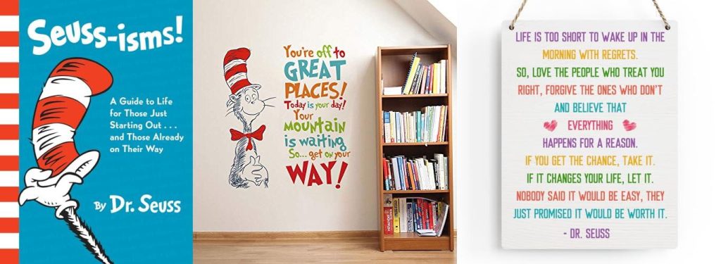Quotes By Dr Seuss combined image
