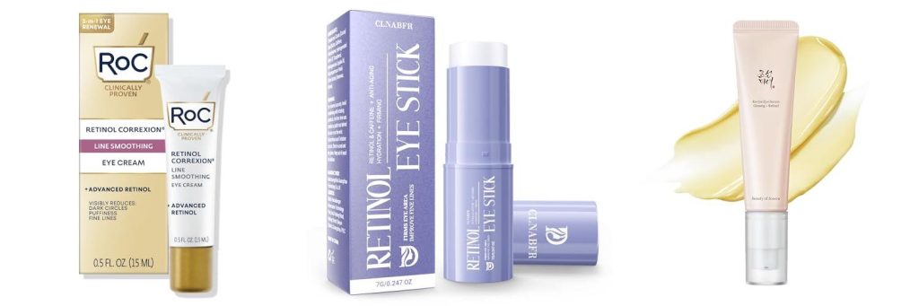 Retinol For Eyes combined image