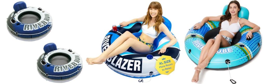 Best River Float Tube - Top 5 Picks & Review 2 River Float Tube combined image