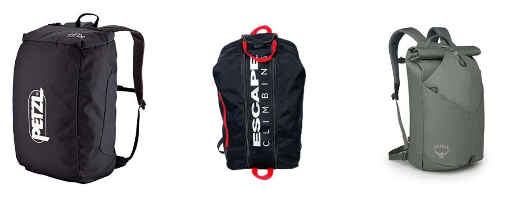 Rock Climbing Backpack combined image