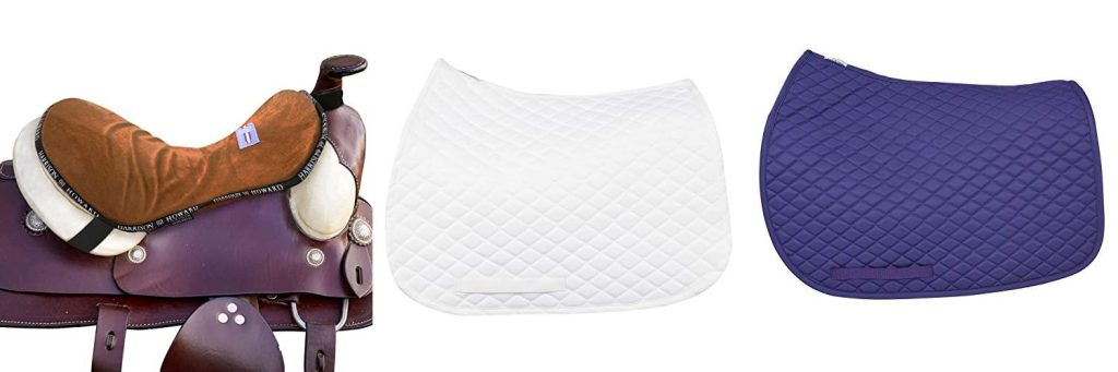 Saddle Pad For Trail Riding combined image