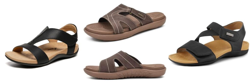 Sandals For Seniors combined image