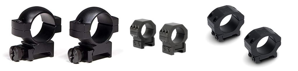 Scope Rings For Picatinny Rail combined image