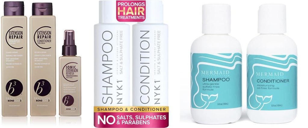 Shampoo And Conditioner For Tape In Extensions combined image