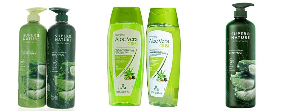 Shampoo With Aloe Vera combined image