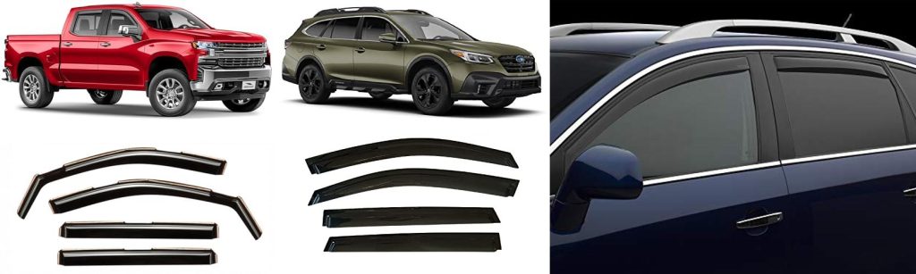 Side Window Deflectors combined image