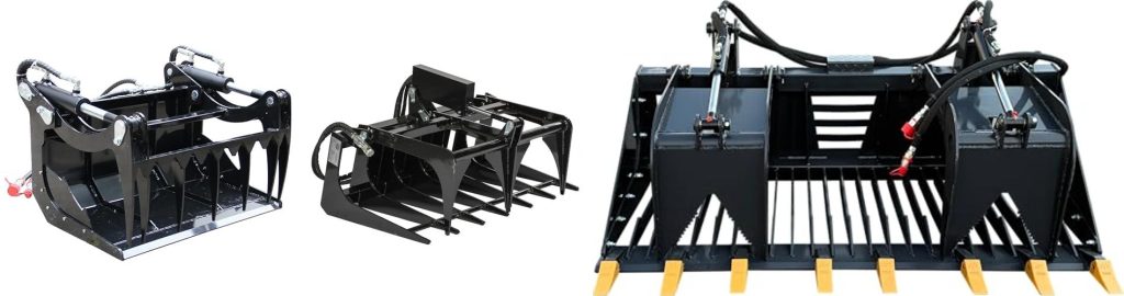 Skid Steer Grapple combined image