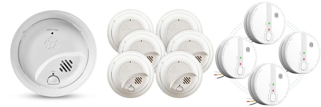 Smoke Detector Hardwired combined image