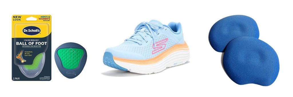 Sneakers For Ball Of Foot Pain combined image