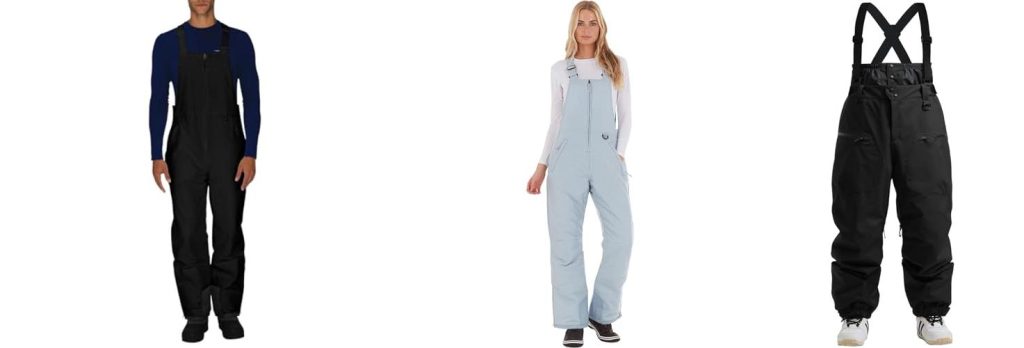 Snowboarding Bibs combined image