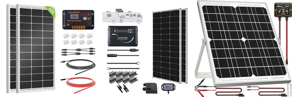 Solar Panel For Rv combined image