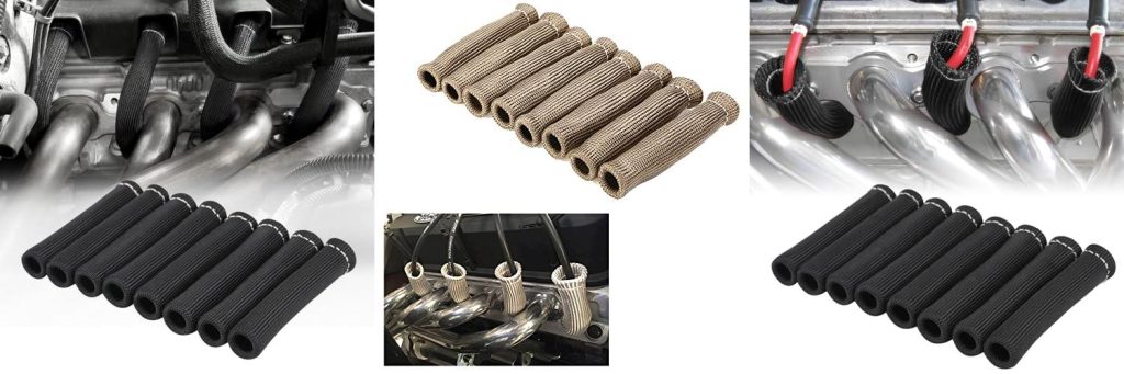 Spark Plug Wire Heat Shield combined image