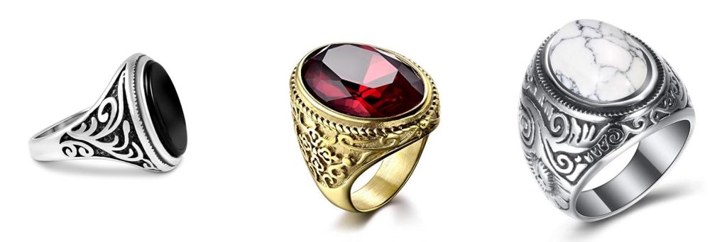 Stones For MenS Rings combined image