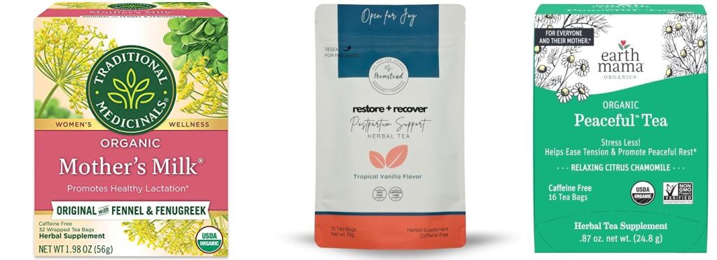Tea For Postpartum combined image