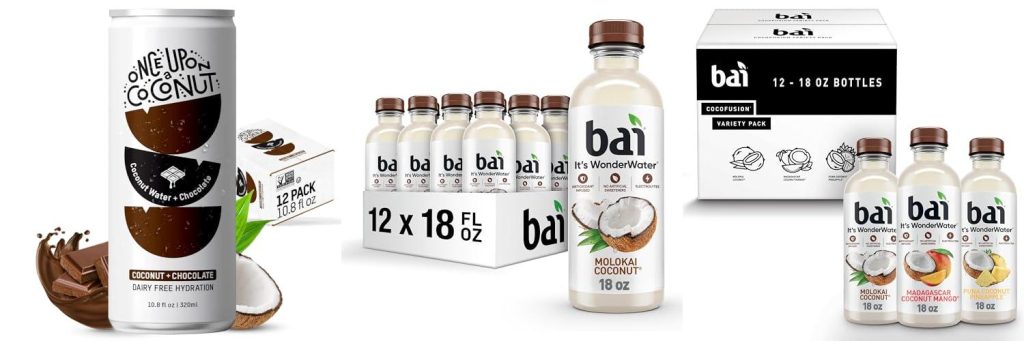 Time Drink Coconut Water combined image