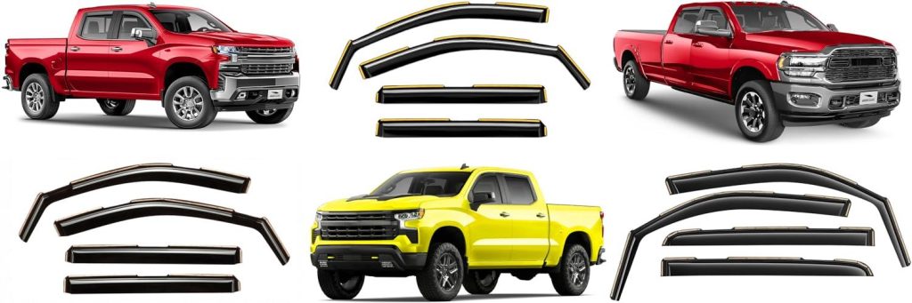 Truck Window Deflectors combined image