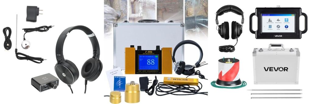 Underground Water Leak Detector combined image