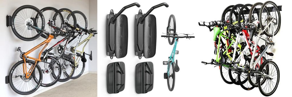Wall Mount Bike Rack combined image