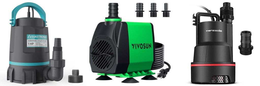 Water Submersible Pump combined image