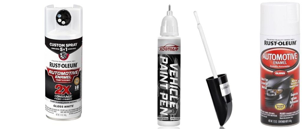 White Auto Paint combined image