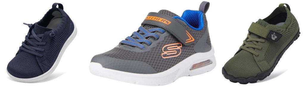 Wide Shoes For Kids combined image