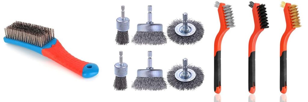 Wire Brush To Remove Rust combined image