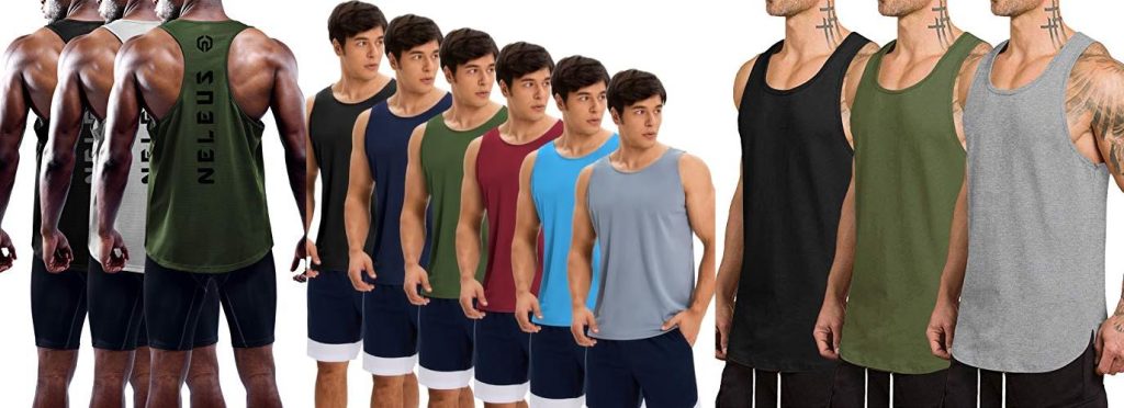 Workout Tanks Mens combined image