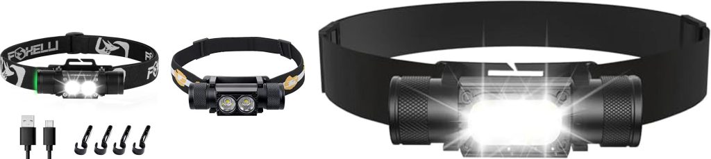 18650 Headlamp combined image