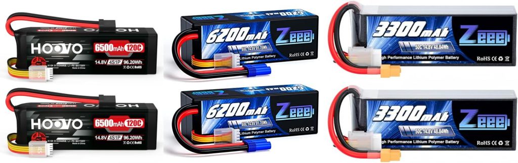 4S Battery Lipo combined image