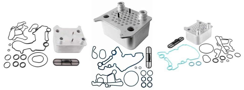 6.0 Powerstroke Oil Cooler combined image