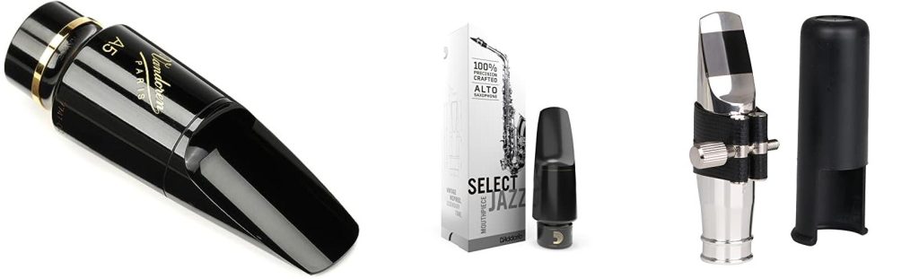 Alto Saxophone Jazz Mouthpiece combined image