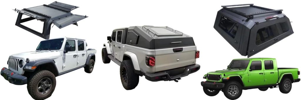 Bed Cap For Jeep Gladiator combined image
