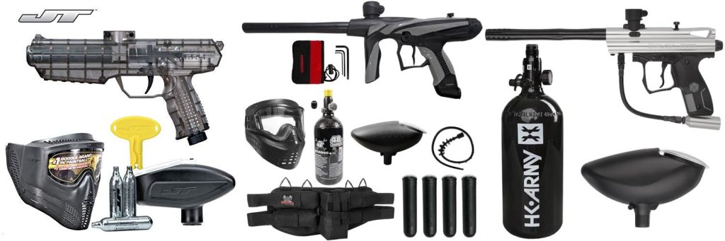 Beginner Paintball Gun combined image